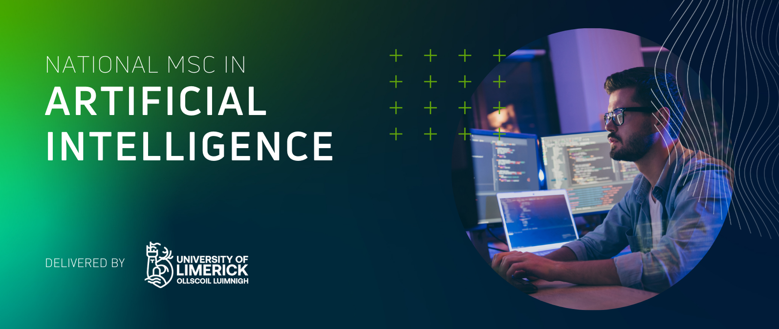 National MSc in Artificial Intelligence ICT Skillnet website banner