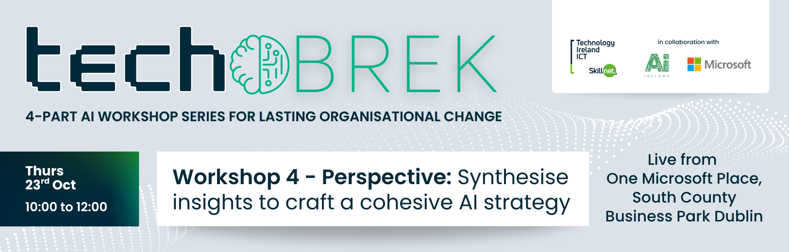 techBREK AI Workshop Series Part 4 - perspective theme