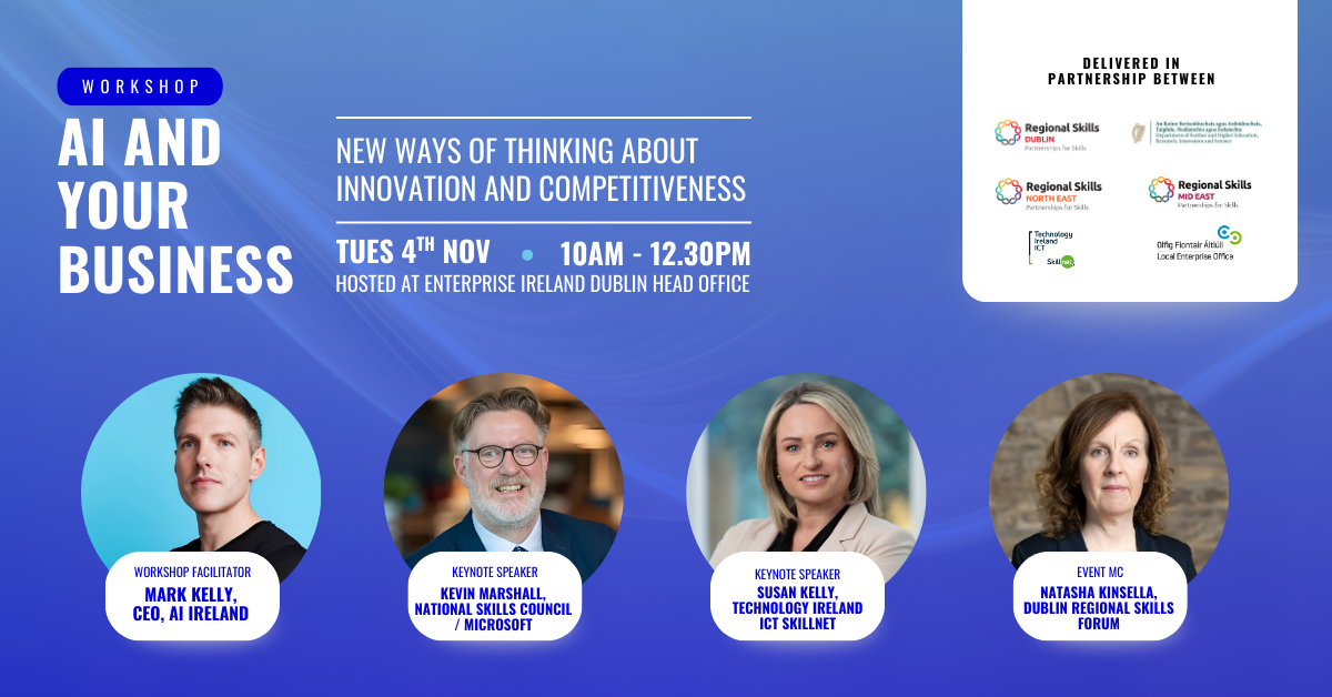 AI & Your Business workshop with Dublin Regional Skills Forum