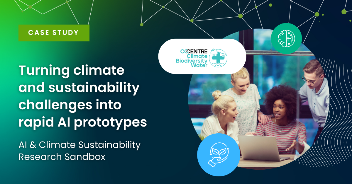 Turning climate and sustainability challenges into rapid AI prototypes