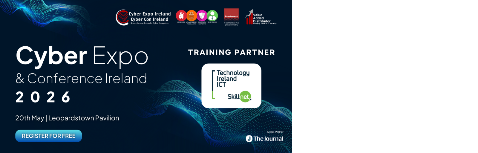 Cyber Expo & Conference Ireland 2026 website banner