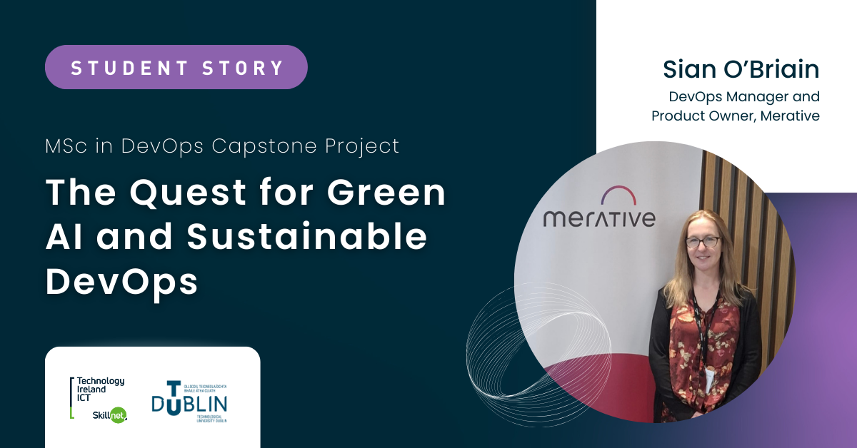 Sian O’Briain - MSc in DevOps capstone project article