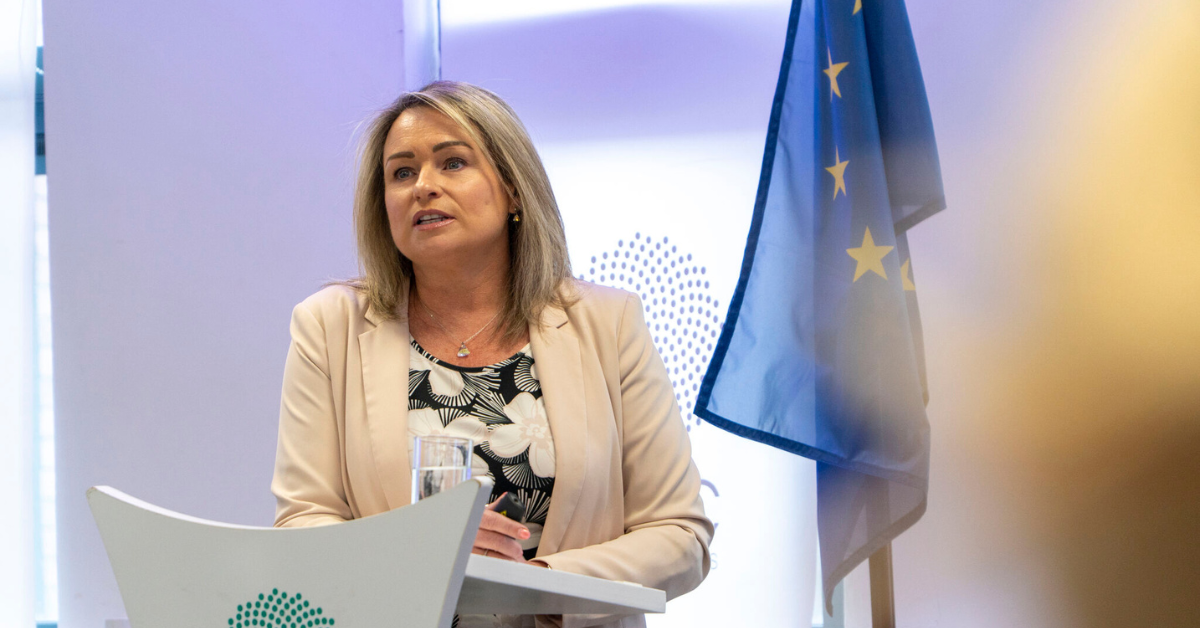 Susan Kelly speaking at DIGITALEUROPE Summit